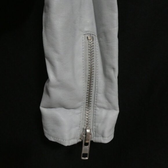 Vintage - RD STYLE | small petite | Chic Studded Collar Faux Leather Jacket - Picture 9 of 16